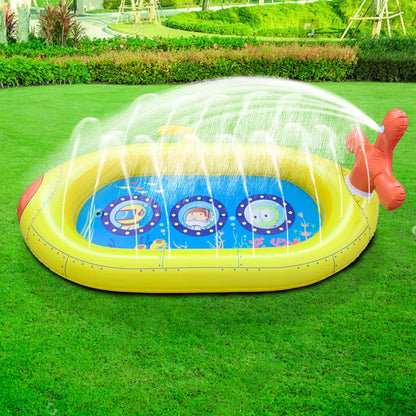 Children’s Swimming Pool 3-In-1 Splash Pad Sprinkler for Kids Children’s Sprinkler Pool Summer Outdoor Play Mat Water Park
