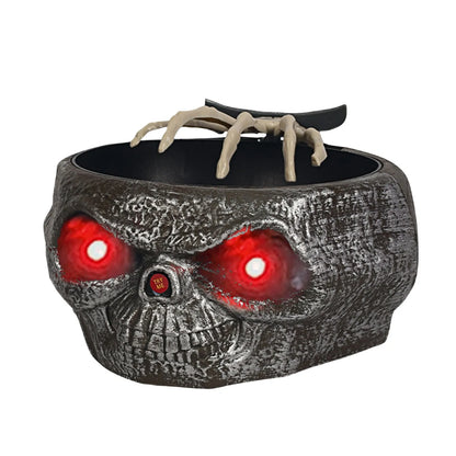 Scary Halloween Decorations Skull Pumpkin Bowl Pumpkin Candy Bowl Holder Deep Dish for Haunted House Decor Halloween Horror