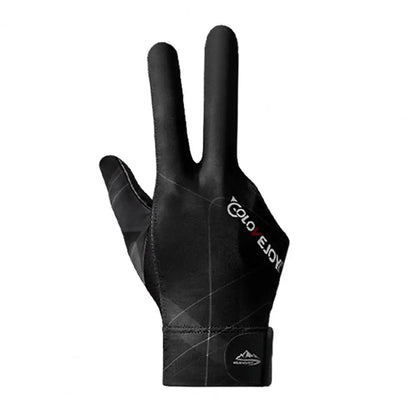 Billiards Gloves Enhanced Grip Left Right Hand Open Three Finger Professional Billiards Gloves Snooker Table Tennis Gloves