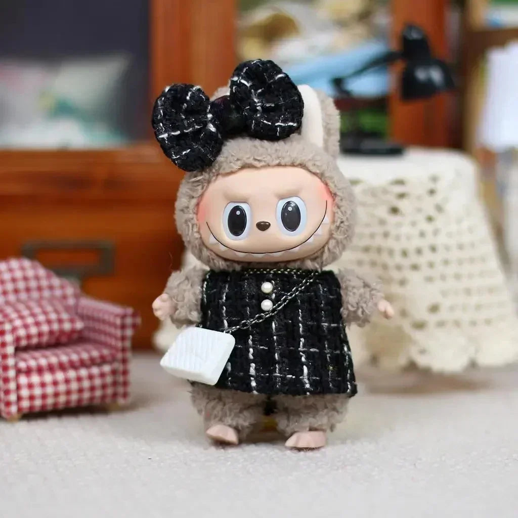 17cm Mini Plush Doll'S Clothes Outfit Accessories for Korea Kpop Exo Labubu Idol Suit Clothing Gift