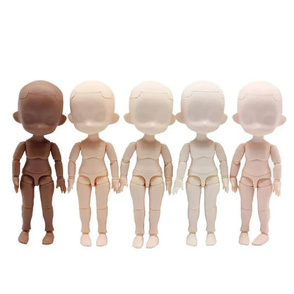 OB11 Body or GSC Head Pink/ Normal/ White/ Coffe Skin Body 1/12 Bjd Doll Accessories Dress Up Toys Gift
