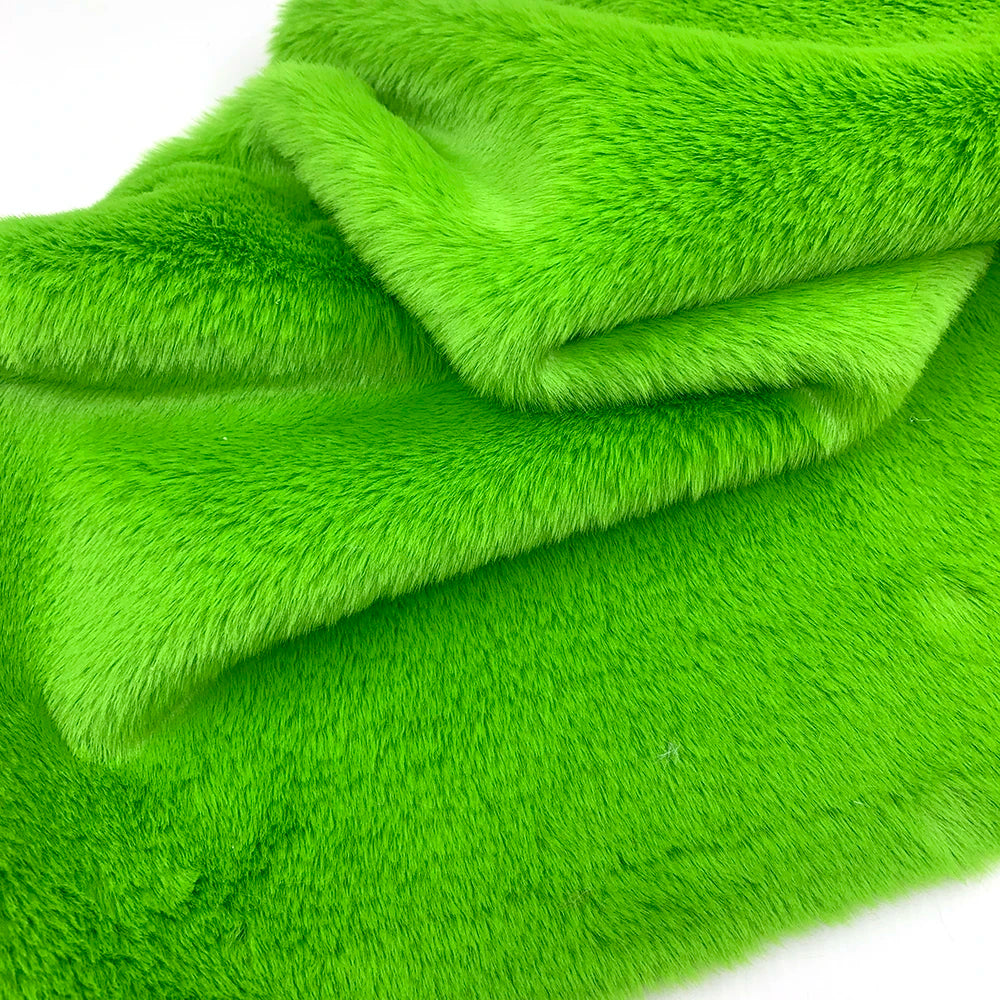 Sewbato 10mm 100% Polyester Faux Fur Fabric 50x50cm Environmentally Friendly Soft Minky Fabric Plush Toy/Clothing Plush Fabric