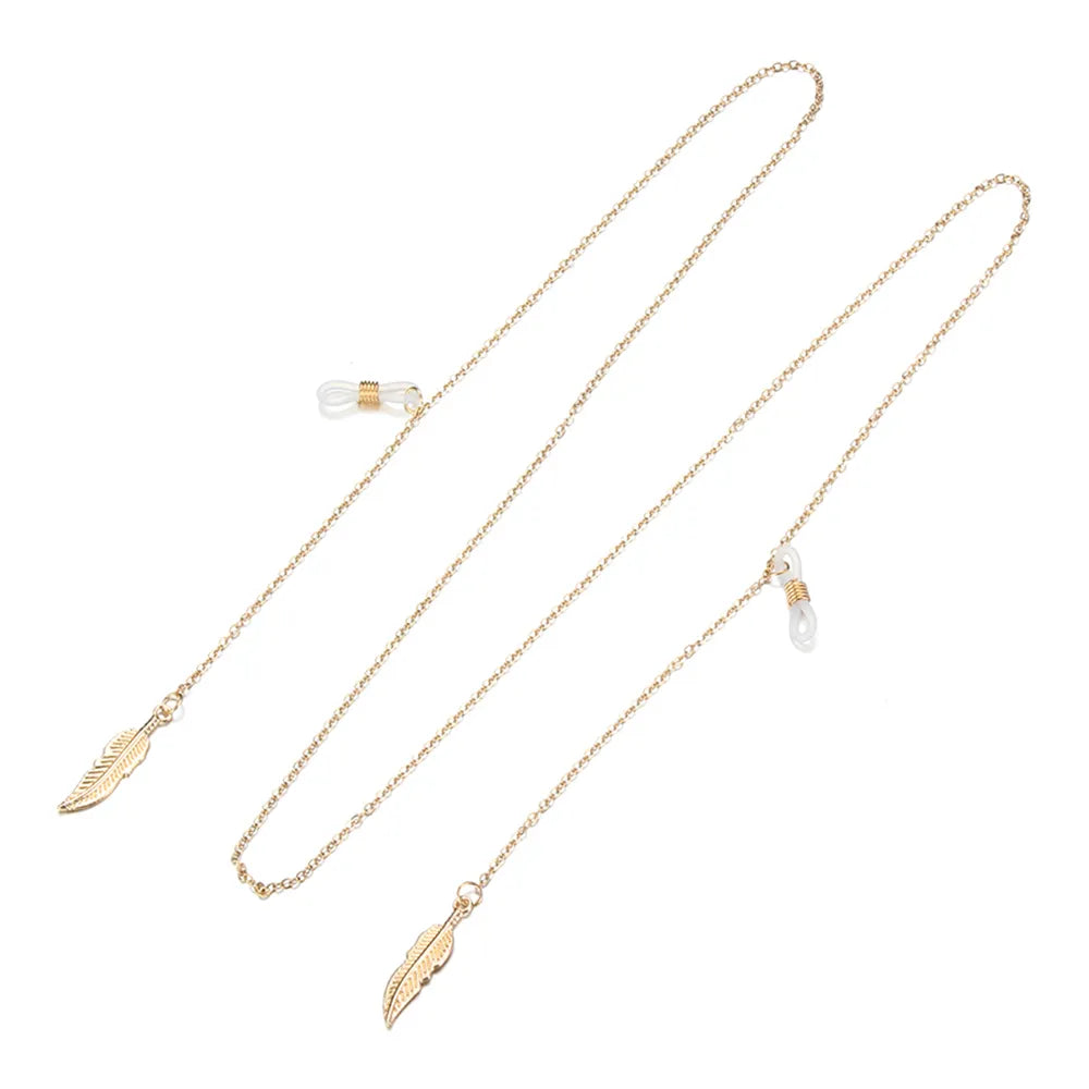 1PCs Women Fashion Pearls Sunglasses Chains Gold Eyeglasses Chains Sunglasses Holder Necklace Eyewear Retainer Accessories