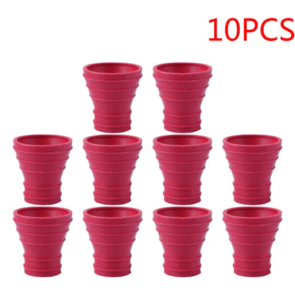 1-10pcs Golf Ball Rubber Pickup Pick-Up Retriever Grabber Suction Cup for Putter Grip Golf Ball Golf Training Aids