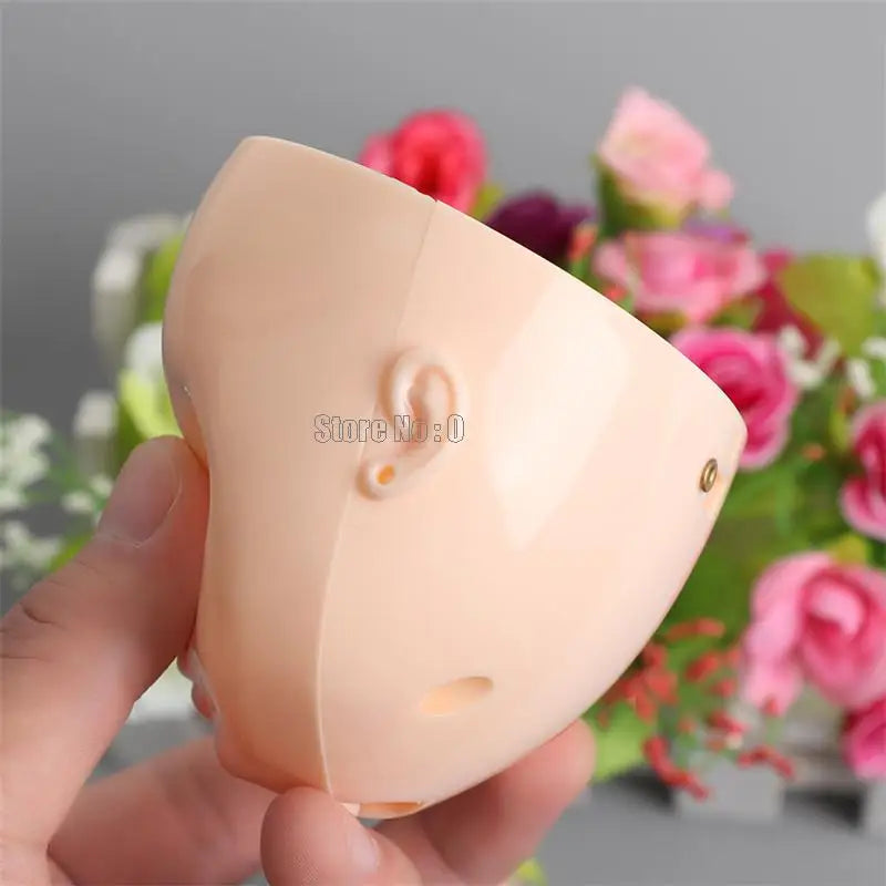 1pc 1/6 Blyth Diy Doll Factory Dolls Faceplate With Backplate 30cm Plastic Blyth No Makeup Face Screw Toys Accessories