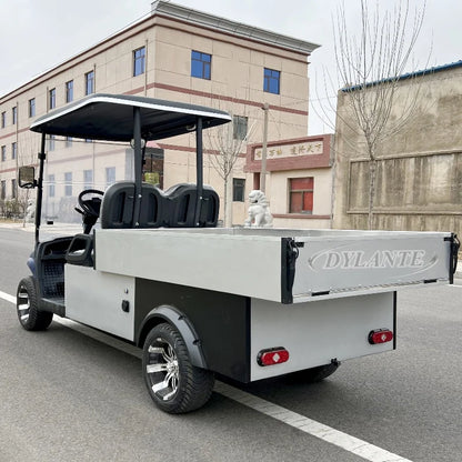 High Quality Street Legal Two Seater 48V 72v Electric Golf Cart Golf Hunting Cart With Cargo Box Golf Utility Cart and Farm Cart