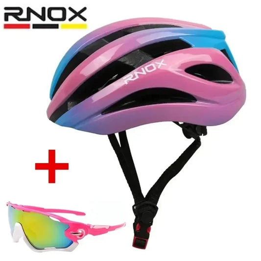 RNOX Women Bike Helmet Cycling MTB Mountain Road Bike Helmets Integrally-Molded Shockproof Men Adult Cycling Bicycle Helmet
