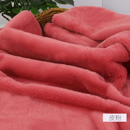 Imitation Rex Rabbit Plush Fabric by Meters for Needlework Clothes Toys Pillowcases Diy Sewing Soft Warm Thick Smooth Fur Cloth