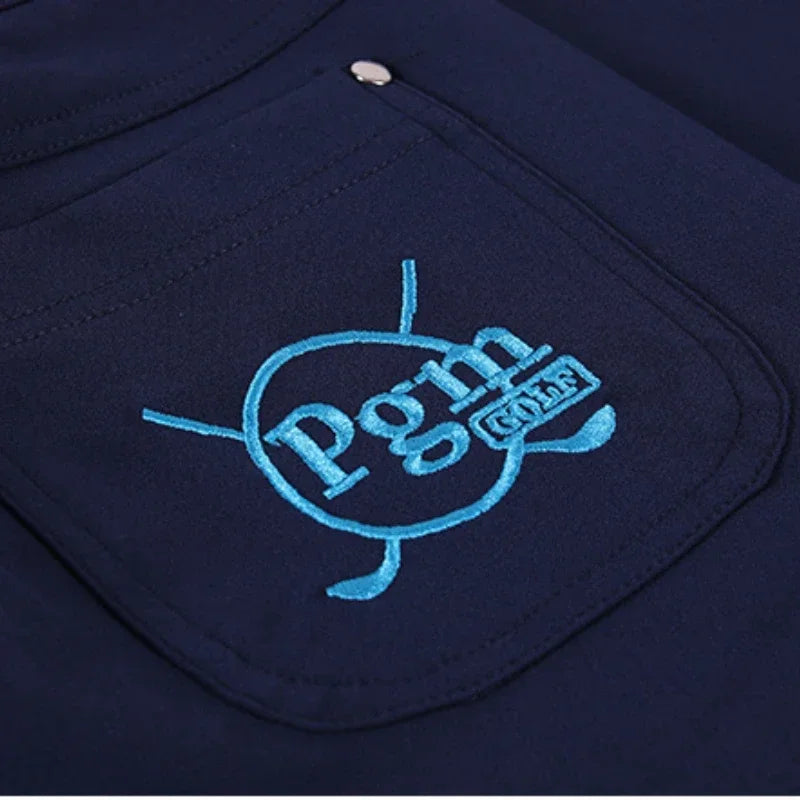 PGM Golf Pants Woman High Elastic Soft Trousers for Golfer Play Golf Ball Ladies Clothing Spring Summer Sports Pants KUZ024
