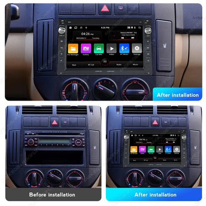 MEKEDE 7'' 2Din  Wireless Carplay Car Radio Stereo for VW Passat B5 MK4 MK5 Golf 4 Polo Bora Jetta T5  WIFI RDS BT Android Auto