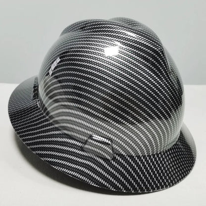 Safety Helmet Carbon Fiber Design Construction Hard Hat High Quality ABS Protective Equipment Helmets Work Cap