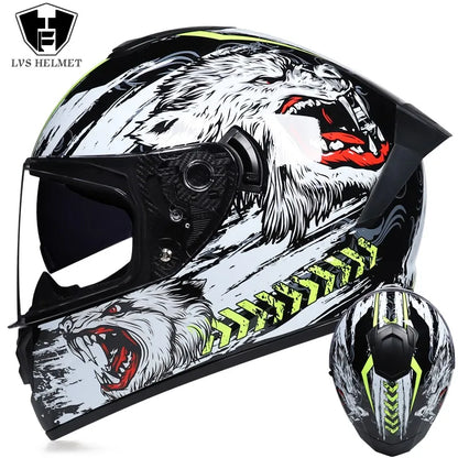 Men Motorcycle Helmet Women Full Face Warm Winter Motor Bike Moto Scooter Motorbike Helmets