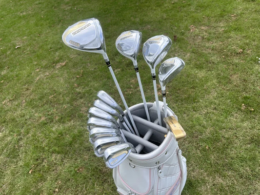 Women Golf Complete Set Full Set  3stars Golf Clubs 11.5 Driver+Fairway +Hybrd+Putter+Irons 12pcs With Graphite L Shaft  No Bag