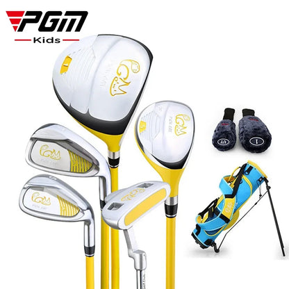 PGM Old Kids Golf Club Set 3-12 Years Old Children's Girl Beginner's Golf Training Wood Iron Swing Putter Bag Gift JRTG007