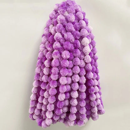 1m Faux Rabbit Fur Hairball Ribbon DIY Apparel Sewing Fluffy Trim Fabric Sewing for Quilt Clothing Christmas Apparel Decoration
