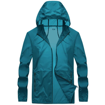 Golf Raincoat Rain Jacket Waterproof Lightweight Quick-Dry UV Sun Protection Breathable Outdoor Sports Men Women Golfing Apparel
