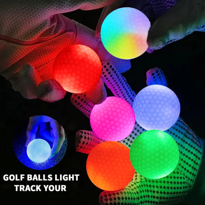 Caiton Night Glow Golf Balls – Set of 6 High-Visibility, Impact-Activated Balls for Nighttime Play, Perfect Gift for Golf Lovers