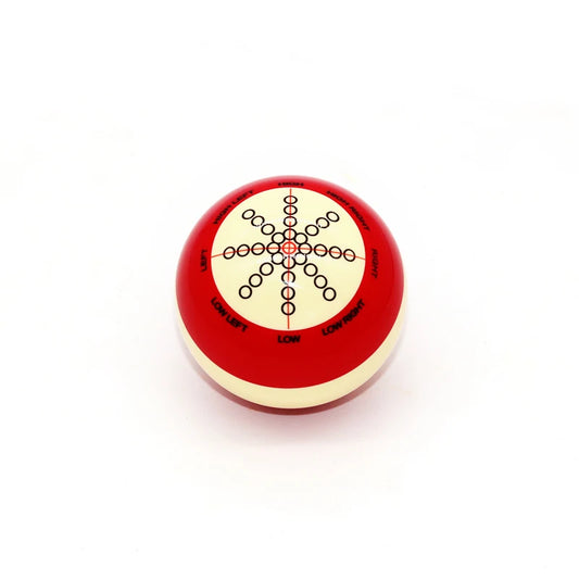 Professional 57.2mm / 52.5mm White Red Training Billiard Snooker Pool Cue Ball