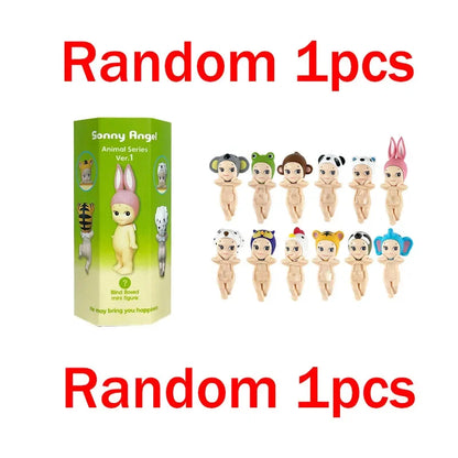 Sonny Angel Blind Box Animal Angel Series Anime Character Mini Doll Toy Cute Decoration Kids Surprise Birthday New Year Gifts