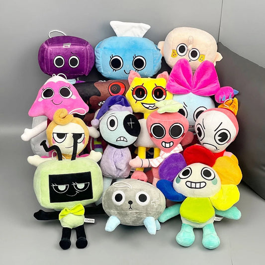 Dandy's World Plush 31 Style Dandy World Scrap Stuffed Toy Decorative Game Character Gift Birthday Halloween for Boys Girls Fans