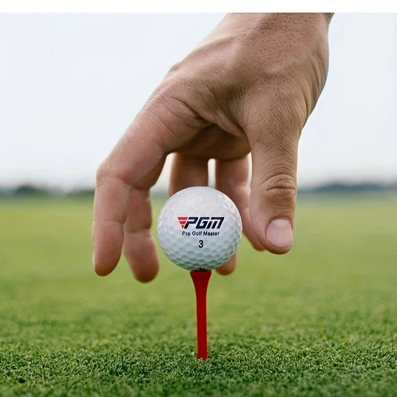 30pcs/50pcs PGM Golf Q002 Triple Layer Ball Regular Competition Ball Practice Ball High Elasticity Rubber Center Brand New Ball
