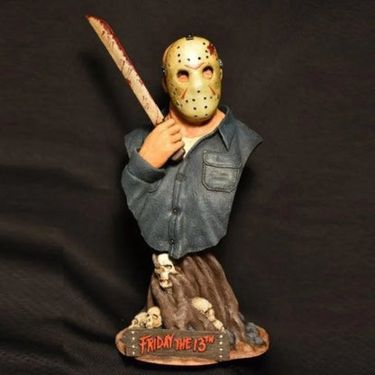Horror Movie Garden Gnomes Nightmares Decor Michael Myers Freddy Jason Horror Killer Resin Statues Halloween Desktop Yard Decor