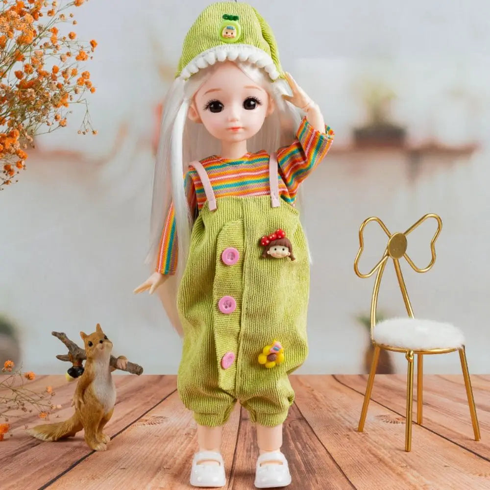 BJD Dolls BJD Dolls and Clothes Hinged Doll Brown Eye Removable Joints 3D Eyes Doll 13 Movable Joints Anime