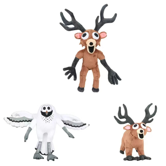 NEW 99 Nights in the Forest Monster DEER Plushie Cartoon Milu Deer Stuffed Game Peripherals Soft Pillow Halloween Toy Fans Gifts