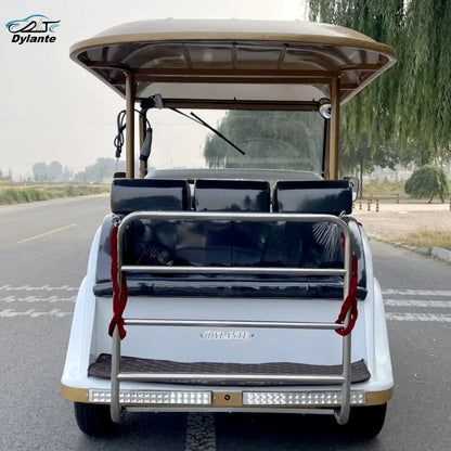 China Made High Quality Golf Cart Double Cab Retro Classic Car Sightseeing Bus Car Classic Car for Wedding Hotel
