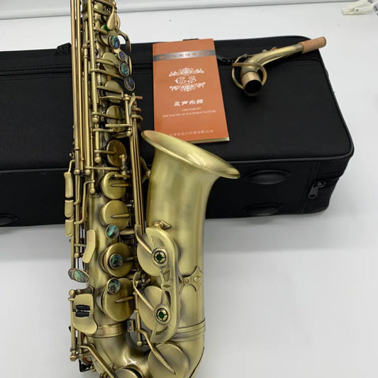 Best Quality France Brand R54 Model Musical Instrument Saxophone E Flat Alto Saxophone 54 Antique Copper Sax Alto Mouthpieces