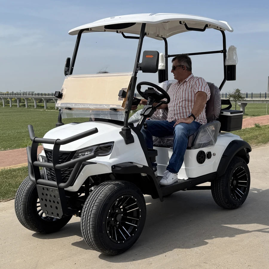 Golf Buggy Elektrický Golf Trol Lifted 4 Passenger Brand New Powerful 4 Wheel Club Car Electric Golf Cart