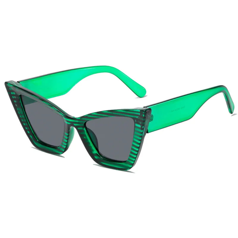 SHAUNA Oversized Cat Eye Women Sunglasses UV400