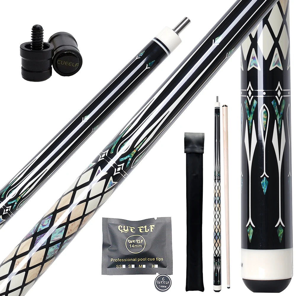 Cue Stick, Maple Carom Billiard Cue, 12mm VP2 Joint, Indoor Durable Accessory for Billiards Sport, Game Entertainment