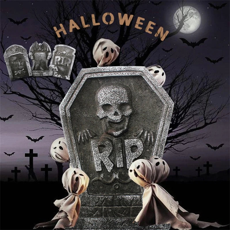 Halloween Tombstone Anti Fade Halloween Headstone Foam Cosplay Props Practical Outdoor Halloween Headstone Decorations