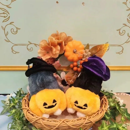 Halloween Collection Amine Mofusand Plush Doll Toys Keychain Pumpkin Gudetama Shark Cat Soft Doll Bag Pendant Stuffed Plushie