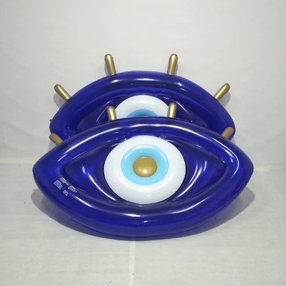 2022 Newest Giant Inflatable Eyeball Pool Float Lie on Greek Eye Floating Mattress Pool Lounge for Beach Floaty Summer Fun Toys