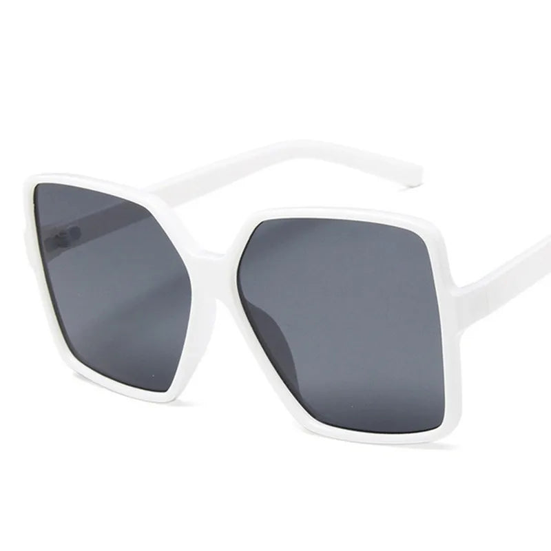 Women Oversized Square Sunglasses Gradient Plastic Brand Designer Female Sun Glasses UV400 Lentes De Sol Mujer Women Sunglasses