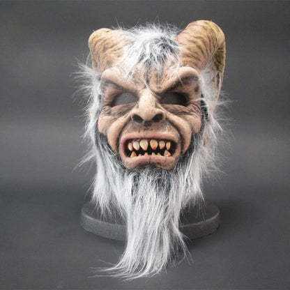 Dark Night Diablo Latex Mask, Realistic Face Mask, Halloween Christmas Party, Role Play, Bar Party Masks，   Masquerade Mask