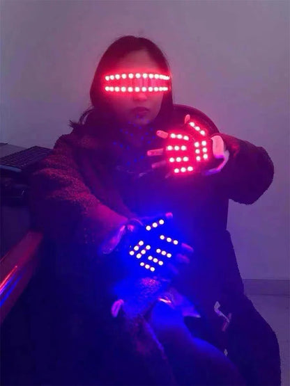 Luminous Stage Clothing, LED Gloves, Stroboscopic Glasses, Laser Bars, Dance Hall, Stage Parties, Props