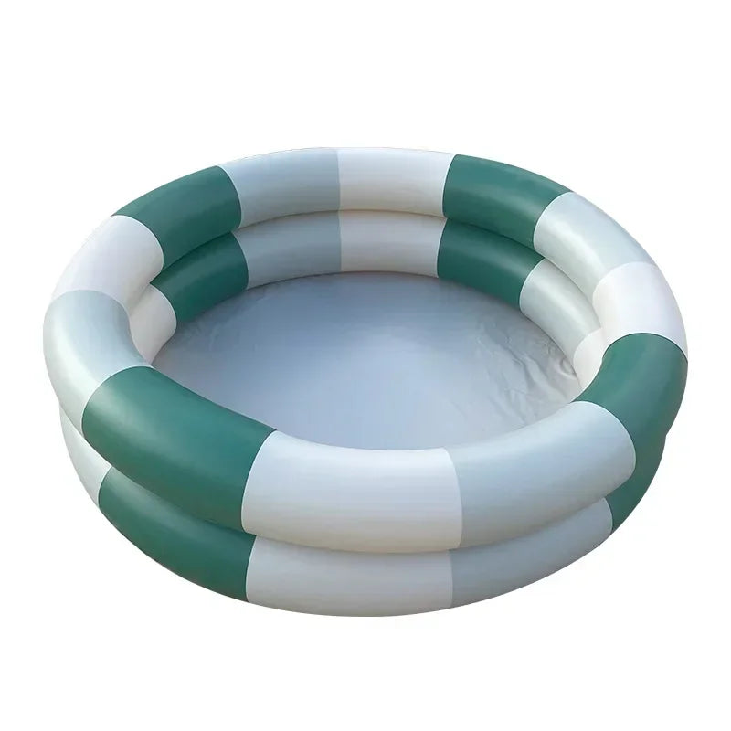 New Mermaids Inflatable Pool Bathing Kids Summer Home Outdoor Swimming Pool Inflatable Square Swimming Pool for Kids Gifts Girl