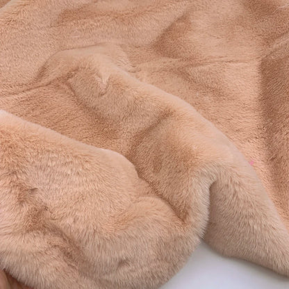 Sewbato 10mm 100% Polyester Faux Fur Fabric 50x50cm Environmentally Friendly Soft Minky Fabric Plush Toy/Clothing Plush Fabric