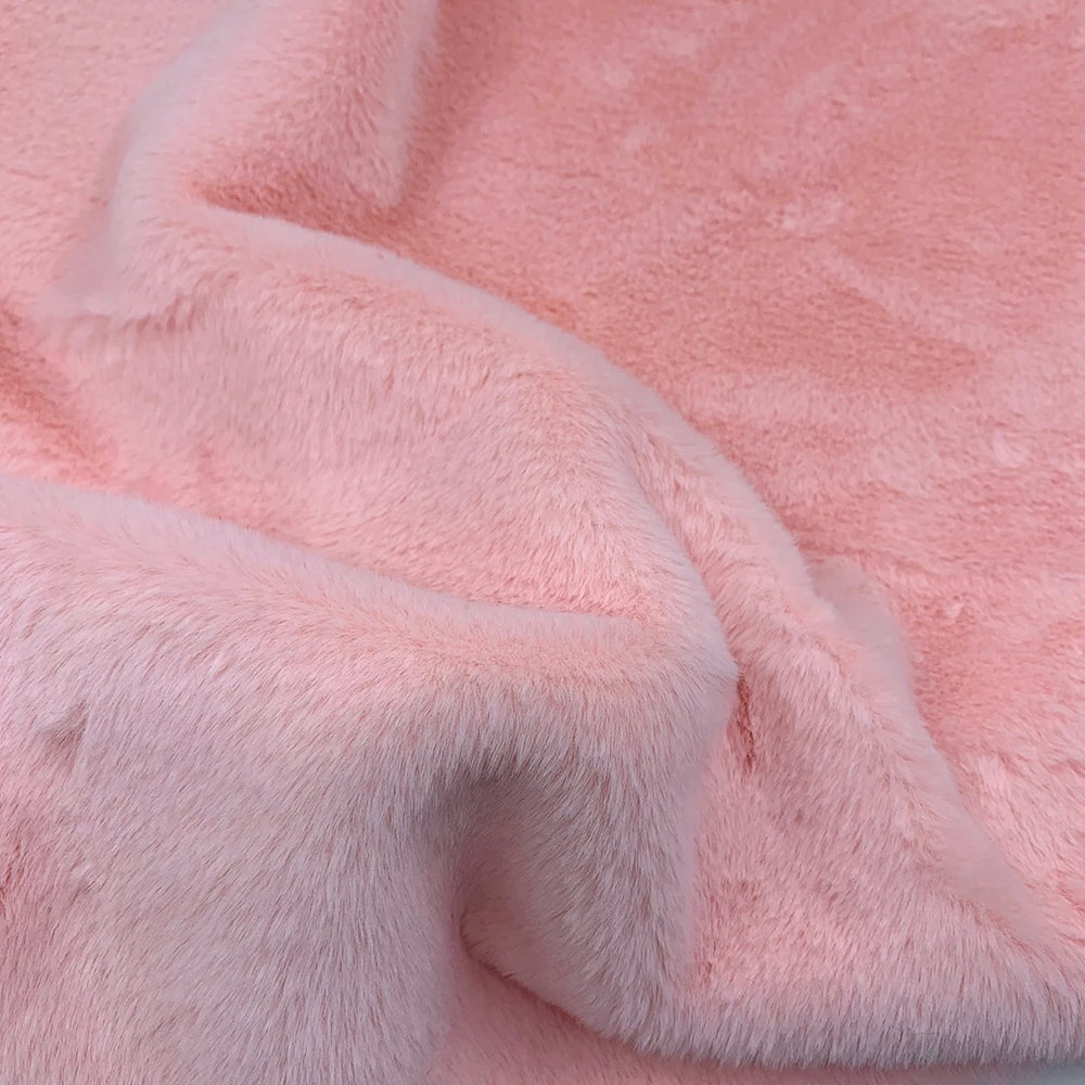 Sewbato 10mm 100% Polyester Faux Fur Fabric 50x50cm Environmentally Friendly Soft Minky Fabric Plush Toy/Clothing Plush Fabric
