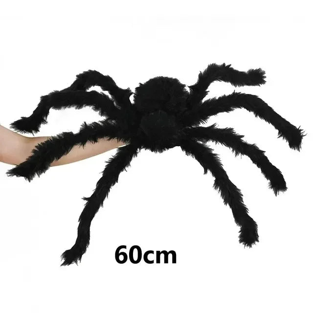 Halloween Big Plush Spider Halloween Decoration Party Props Outdoor Big Spider Decoration Chamber Trick a Prank  Big Spider