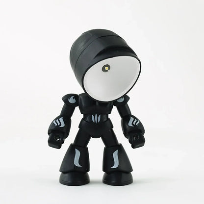 Mini Table Lamp Cute Robot Hero Led Desk Night Light Bedroom Study Reading Book Lamps Night Light Eye Protection Bedside Lights