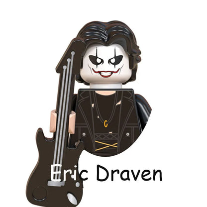Halloween Horror Movie Terrible Leatherface Slender Man Midnight Ring Model Blocks Construction Building Brick Toys for Children