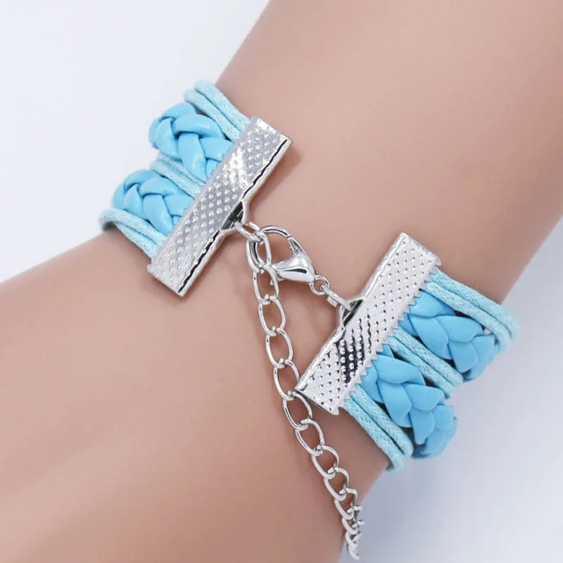 Disney Stitch Bracelet Cartoon Lilo & Stitch Anime Figures Print Cute Wristand Present Kids Toys Girls Christmas Party Gift Toy