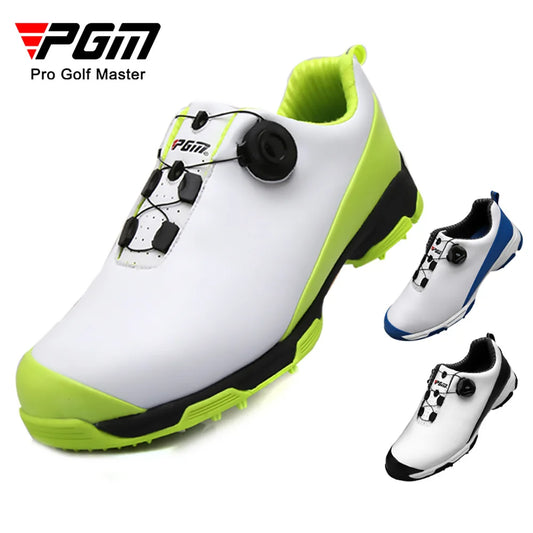 PGM Golf Men's Shoes Waterproof Sports Shoe Knobs Shoelaces Breathable Slip Resistant Sneakers Wholesale XZ090