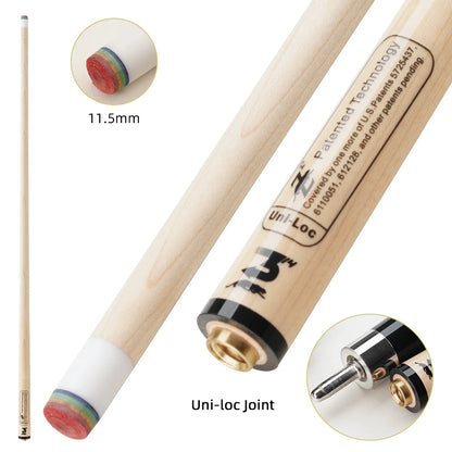 PREOAIDR 3142 Z2 POINOS Billiard Pool Stick, 10mm, 11.5mm, 13mm Tip, Technology Maple Shaft, Billar Kit Shaft, China