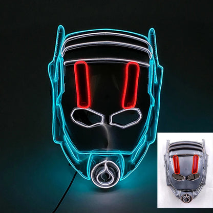 New Arrival Halloween Mask Horror Venom  LED Luminous Mask Cosplay Costume Makeup Prom Party