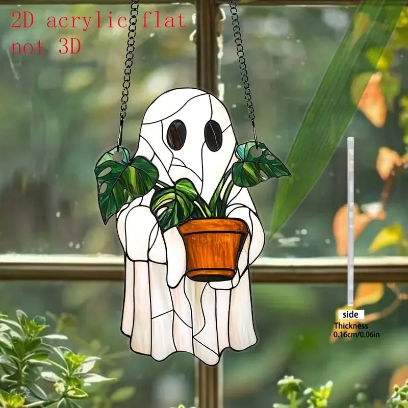 1pcs Thrilling Gothic Window Decoration - Suitable for Halloween Decoration and Haunted House Aesthetics, Wall Decoration